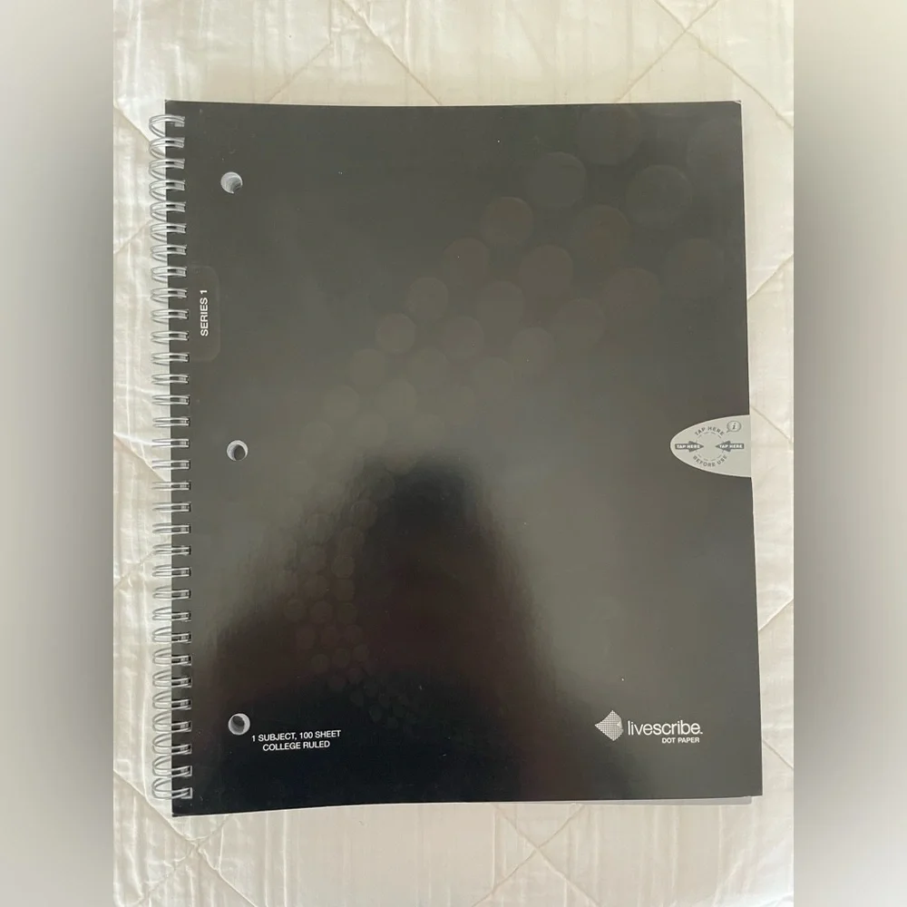 Livescribe Black Spiral Notebook